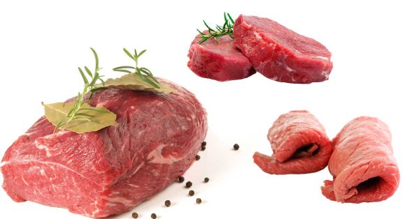Weidefleischpaket mit klassischen Zuschnitten Roulade, Braten und Steaks vom Biorind